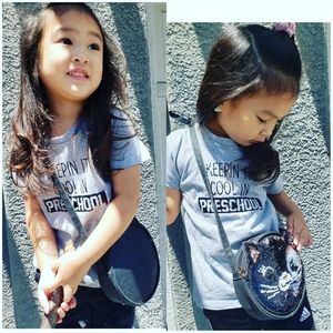 Keepin It Cool in Pre School Gray T shirt